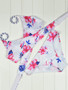 Casual Halter Strappy Floral Printed Bikini