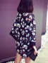 Casual Floral Hollow Out Kimono