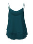 Casual Spaghetti Strap Plain Sleeveless T-Shirt