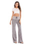 Striped 6 Colors Wide Leg Casual Pants