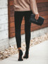 3 Color Elastic Waist Casual Pants Bottoms