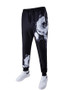 Casual Drawstring Printed Slim-Leg Mid-Rise Men's Casual Pant