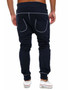 Casual Contrast Stitching Men's Pant