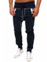 Casual Contrast Stitching Men's Pant