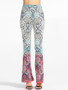 Casual Printed Flared Casual-pants