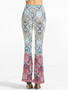 Casual Printed Flared Casual-pants