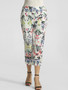 Casual Pockets Floral Printed Casual-pants