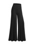 Casual Plain Flared  High-Rise Casual Pants