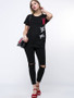 Casual Trendy Style Letters Printed Plus Size T-Shirt