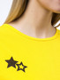 Casual Star Round Neck Plus Size T-Shirt