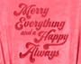 Merry Everything and Happy Always Plush Robe