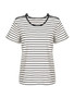 Casual Striped Classic Designed Plus Size T-Shirt