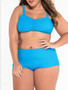 Casual Simple Style Plain Plus Size Swimwear