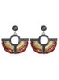 Bohemia 3 Colors Fan-shaped Earrings Accessories