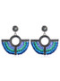 Bohemia 3 Colors Fan-shaped Earrings Accessories