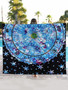 Vintage Printed Blanket Beach Mat Yoga Mat