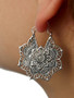 Vintage Hollow Alloy Flower Earring Accessories