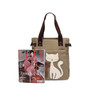 Casual Women Casual Cute Cat  Large Capacity Canvas Handbag Shoulder Bag Totes