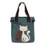 Casual Women Casual Cute Cat  Large Capacity Canvas Handbag Shoulder Bag Totes