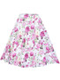 Casual Delightful Floral Printed Flared Midi Skirt