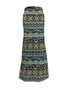 Casual Tribal Printed Mermaid Maxi Skirt