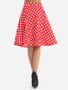 Casual Polka Dot Lovely Midi-skirt