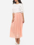 Casual Plain Captivating Maxi-skirt
