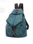 Casual Men Women Multifunction Retro Canvas Large Capacity Durable Backpack