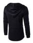 Casual Drawstring Loose Men's Long Hoodie