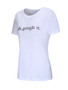 Casual Simple Letters Printed Round Neck Short Sleeve T-Shirt