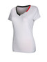 Casual V-Neck Contrast Trim Short Sleeve T-Shirt