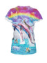 Casual Round Neck Colorful Scenery Printed Short Sleeve T-Shirt