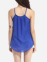 Casual Plain Classical Spaghetti Strap Sleeveless-t-shirt