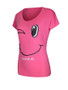 Casual Simple Lovely Smile Printed Short Sleeve T-Shirt