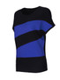 Casual Simple Color Block Striped Round Neck Short Sleeve T-Shirt