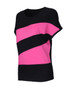 Casual Simple Color Block Striped Round Neck Short Sleeve T-Shirt