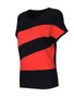 Casual Simple Color Block Striped Round Neck Short Sleeve T-Shirt