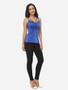 Casual Plain Delightful Asymmetric Neckline Sleeveless-t-shirt