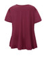 Casual Basic Round Neck Plain Short Sleeve T-Shirt