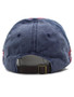 Casual Distressed Unisex Embroidery Baseball Cap Adjustable Snapback Hat