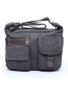 Casual Men Canvas Messenger Shoulder Crossbody Bag