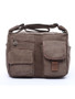 Casual Men Canvas Messenger Shoulder Crossbody Bag