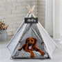 Geometric Portable Pet Teepee for Dogs & Cats