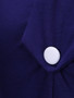 Casual Designed Decorative Button Color Block Bodycon Dress