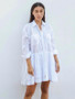 Loose Beach White Cover-ups Swimwear