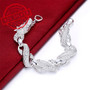 Snake Dragon, 925 Sterling Silver, Linked Sections, Bracelet: Hutzell