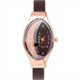 Oval Shaped, Analog Display, Luxury, Wrist Watch for Ladies: Hutzell