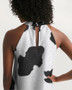 Cowhide Women's Halter Dress