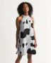 Cowhide Women's Halter Dress