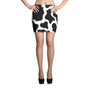 Cow Print Mini Skirt